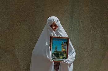 anya, feleség, hidzsáb, mártír, Qom, nő, képkeret, fotóriporterek, utcai fotózás, ázsiai, nők