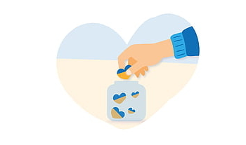 donation, donate, ukraine, symbol, peace, help, support, heart, collect, collection