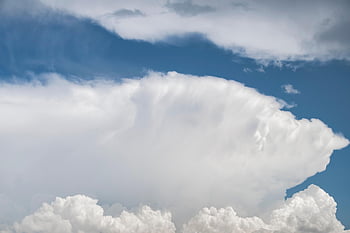 nuvole, cielo, cumulo, tempo metereologico, nuvoloso, cielo blu, natura, atmosfera