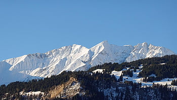 montañas, nieve, invierno, Surselva, Grisones