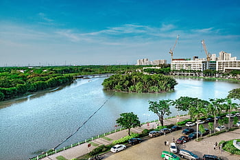saigon, vietnam, river, park, island, city, urban, ho Chi Minh City, asia