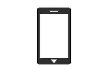 Smartphone -Vektor, Smartphone, Handy, Mobiltelefon, isoliert, Telefon, Clever, Anzeige, Bildschirm, Handy, Design, Zelle