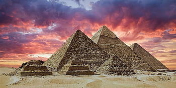 pyramidy, Gíza, Příroda, Egypt, hrobky, mezník, architektura, starověké, poušť, písek, duny