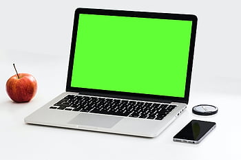 laptop, zelená, obrazovka, počítač, data, mozek, kancelář, Internet, technologie, sdělení, podnikání