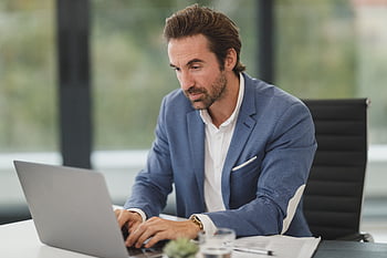 bedrijf, man, werkend, mannetje, persoon, kantoor, baan, werkplaats, carrière, werk, bureau