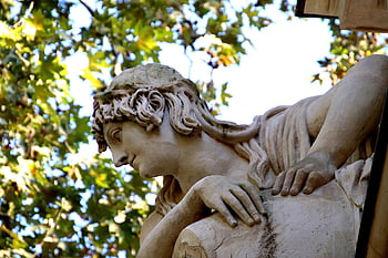 socha, památník, Medici Fountain, sochařství, pierre, umění, lucemburská zahrada, dědictví, historický, Paříž, Francie