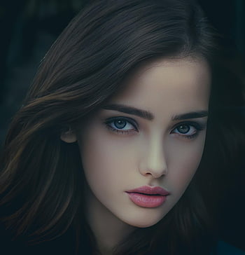 wanita, indah, potret, lukisan, seni, karya seni, keindahan, model, pesona