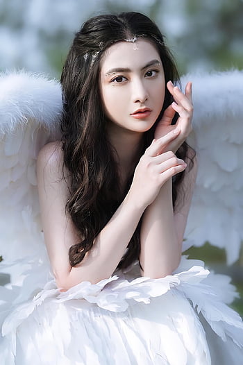 หญิง, นางฟ้า, ภาพเหมือน, คอสเพลย์, ชุดแต่งกาย, สาว, แบบ, ความงาม, ท่าทาง, สวย, ลึกลับ