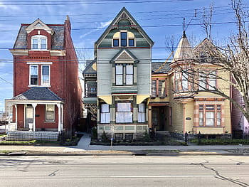 covington, kentucky, Licking Riverside, historické čtvrti, Styl tyčinky, Dům 1880s, Rehabilitovaný domov, vysoká cena, Greenup Street, viktoriánské architektury, rezidenční čtvrti