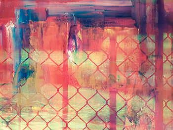 arte astratta, recinto di collegamento chain, pittura colorata, pittura astratta, modello di recinzione, disegno astratto, astratto colorato, collegamento a catena, sfondo astratto, arte della recinzione, trama astratta
