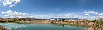 modré studny, boyacá, zlatíčko moje, mraky, jezero, dobře, moutains, Kolumbie, voda, modrý, krajina