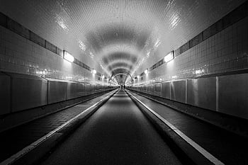 starý elbe tunel, elbe tunel, Hamburg, přístav, námořní, landungsbrücken