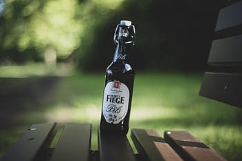 pivo, bokeh, park, fiege, máry, bochum, Postwork, bokehlicious, láhev, označení, venku