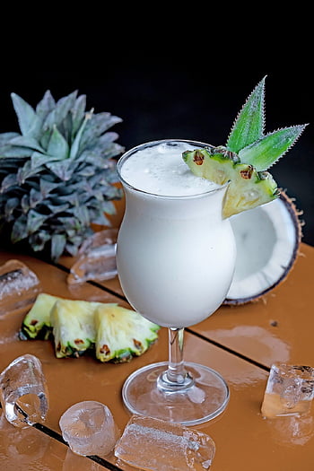 pina colada, ποτό, κοκτέιλ, αναψυκτικό, φωτογραφία τροφίμων, λάτρης του φαγητού, επιμετάλλωση τροφίμων, φαγητό και ποτό, βιομηχανία τροφίμων και ποτών
