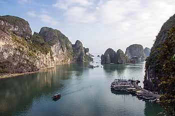 เรือ, เวียดนาม, baie d'halong, ภูมิประเทศ