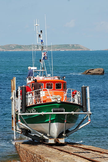 boat, dock, nature, sea, pier, ship, rescue, rescuer, ocean, water