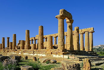 Valley of Temples, Agrigento, Sicily, Italy, ancient Greek temples, temple ruins, historical site, archaeological site, Sicilian landmarks, travel destination, ancient architecture