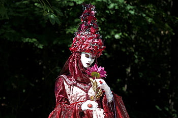karneval, venetianskarnival, kostume, maskerade, festival, venetian maske, mystisk, fantasi