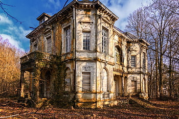 villa, chateau, residence, mansion, country House, building, pforphoto, architecture, abandoned, estate, fantasy