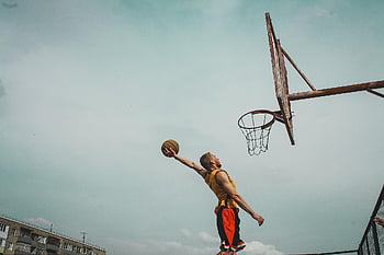 sportovní, Basketball, prsten, hry, volný čas, míč, hráč, činností