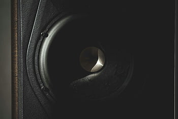 altavoz acústico moderno, altavoz de audio de estudio, cono de altavoz, Primer plano detallado, diseño de altavoz moderno, estructura del altavoz, equipo de sonido, altavoz de estudio, altavoz acústico, tecnología de altavoces, cono de altavoz de audio