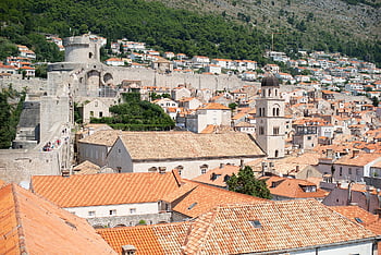 Dubrovnik, staré Město, chorvatsko, architektura, domy, budov, cestovat