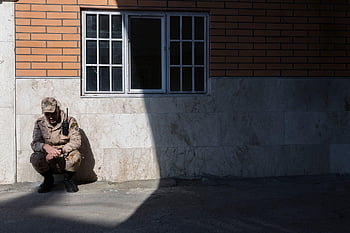 iran, qom, soldier, street, everyday Life, lifestyle, happy, man, photos, young, photography