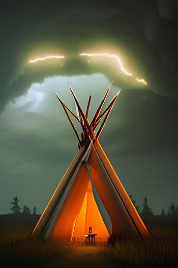 generated, teepee, american Indian, first Nation, native American, america, sioux, cheyenne, apache, habitat, attempted