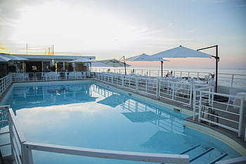 plavecký bazén, luxus, bazén, hotel, letovisko, letní, relaxace, Příroda, plavání, voda, volný čas
