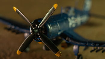 model Airplane, miniature Airplane, fighter Plane, vought F4u Corsair Model, vought F4u Corsair, fighter Aircraft, ww2, wwii, korean War
