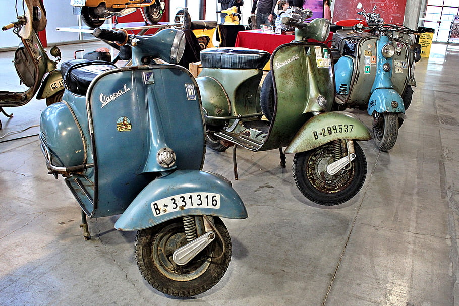 vespa, Já, 1963, s, 1962, lambretta, 1960, skútry, vinobraní, výstava