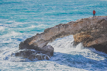 on The Edge, danger, arch, rock, coast, photography, nature, wild, landscape, standing On The Edge, cliff