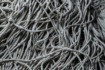 grayscale, tangled ropes, texture backgrounds, textile backgrounds, close-up of ropes, detailed rope textures, monochrome textiles, rope patterns, nautical textures