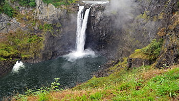 snoqualmie spada, Waszyngton, pnw, snoqualmie, spada, Natura, wodospad, seattle, krajobraz, sceniczny