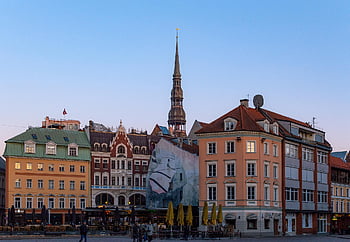 riga, dome Square, latvia, buildings, area, capital, the Baltic States, architecture, europe, travels, tourism