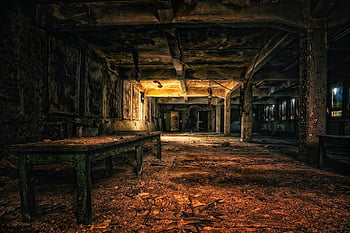 room, space, grim, horror, fear, gruesome, scary, dark, abandoned, mysterious, the Atmosphere
