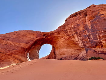 ucho větru, Skála, oblouk, pískovec, Skalní formace, poušť, Příroda, krajina, monument valley, utah, arizona