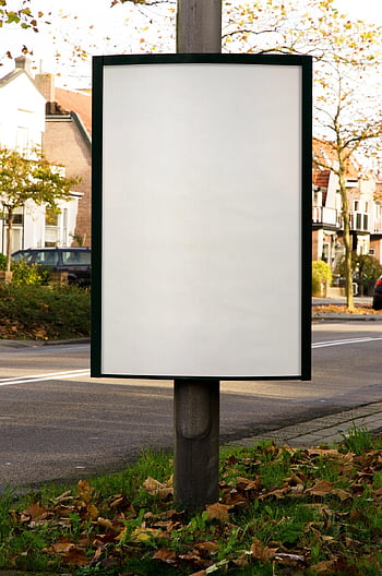 aanplakbord, teken, buitenshuis, reclame, Aankondiging, wegwijzer, blanco, advertentie, merk op, bedrijf, poster