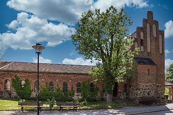 prenzlauerská brána, muzeum, starý, městská zeď, templin, uckermark, architektura, historický, historické centrum, středověk, kamenná zeď