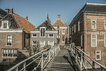bridge, netherlands, old, amsterdam, appingedam, canal, street, dutch, holland, channel, travels