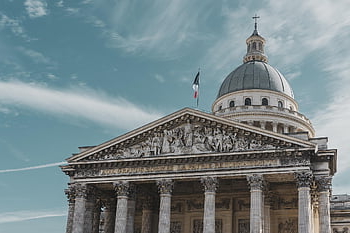 Pantheon Paris, bina, işaret, Onur listesi, anıt, kazmak, tarihi, mimari, kilise, kubbe, sütunlar