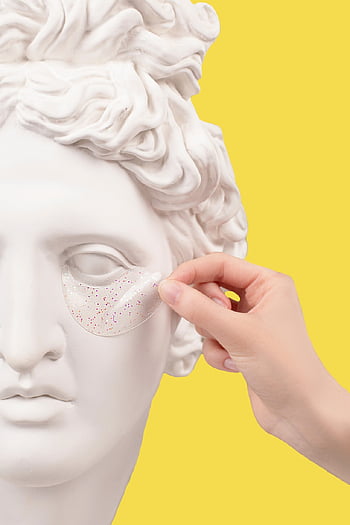 buste, sculpture, cache-oeil, soin de la peau, beauté, produits de beauté, main, statue, fermer, jouets, Soleil