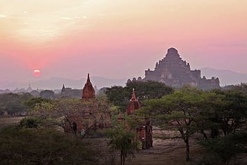 tramonto, Bagan, stupa, birmania, Myanmar, tempio, antico, Asia, eredità, cultura, destinazione