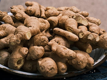 zázvor, koření, zeleniny, jídlo, vitamín, čerstvý, přírodní, zdravý, vegan, vegetariánský, trh