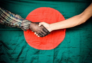 kézfogás, bangladesh zászló, egység, együttműködés, két kéz, kulturális sokszínűség, nemzetközi kapcsolatok, barátság, béke, diplomácia, globális egység