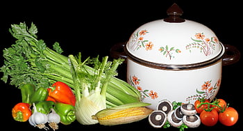 cooking, vegetables, food, diet, saucepan, nutrition, cut Out, isolated