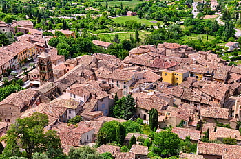 moustiers-sainte-marie, Francie, alpes-de-haute-provence, provence, malebné, rustikální, provencal