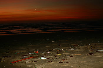 strand, affald, forurening, plast, miljø, troperne, Sydøstasien, vietnam, Muine, vrøvl, kuld