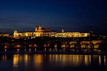 Praha, Moldova, Karlův most, st vitus katedrála, katedrála, Pražský hrad, Česká republika, Evropa, vlatva, hlavní město, historické centrum