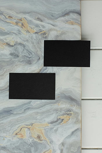 blank visitkort, marmor yta, vinkelvy, Svarta kort, minimalistisk design, marmorbakgrund, visitkortsdesign, minimalistisk, marmor textur, svartvitt, hög kontrast